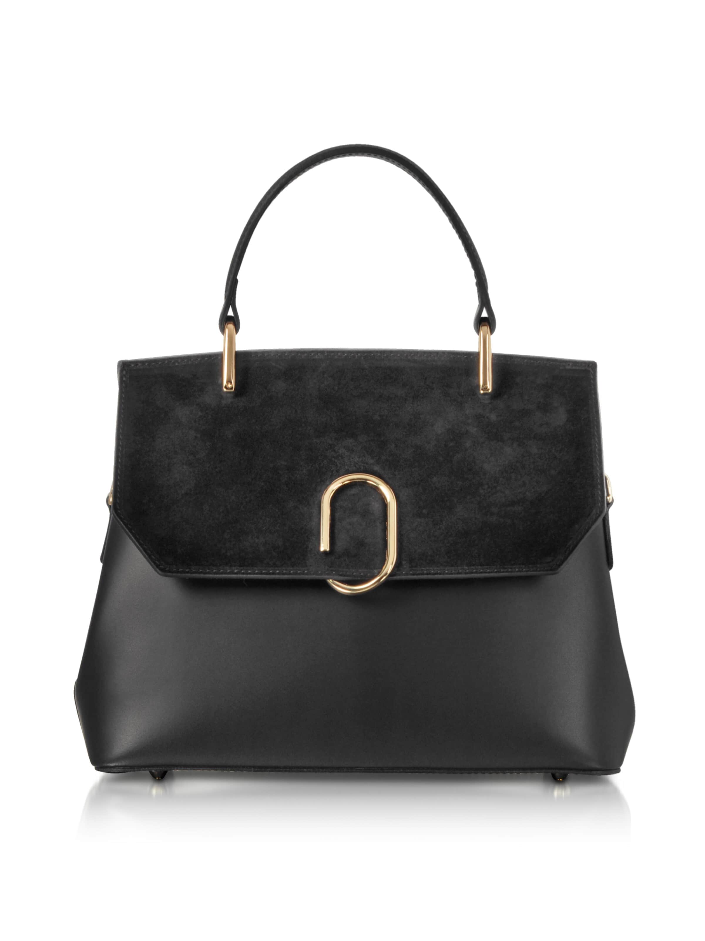 LeParmentier - Bolso de mano 'Thais' en negro: frente