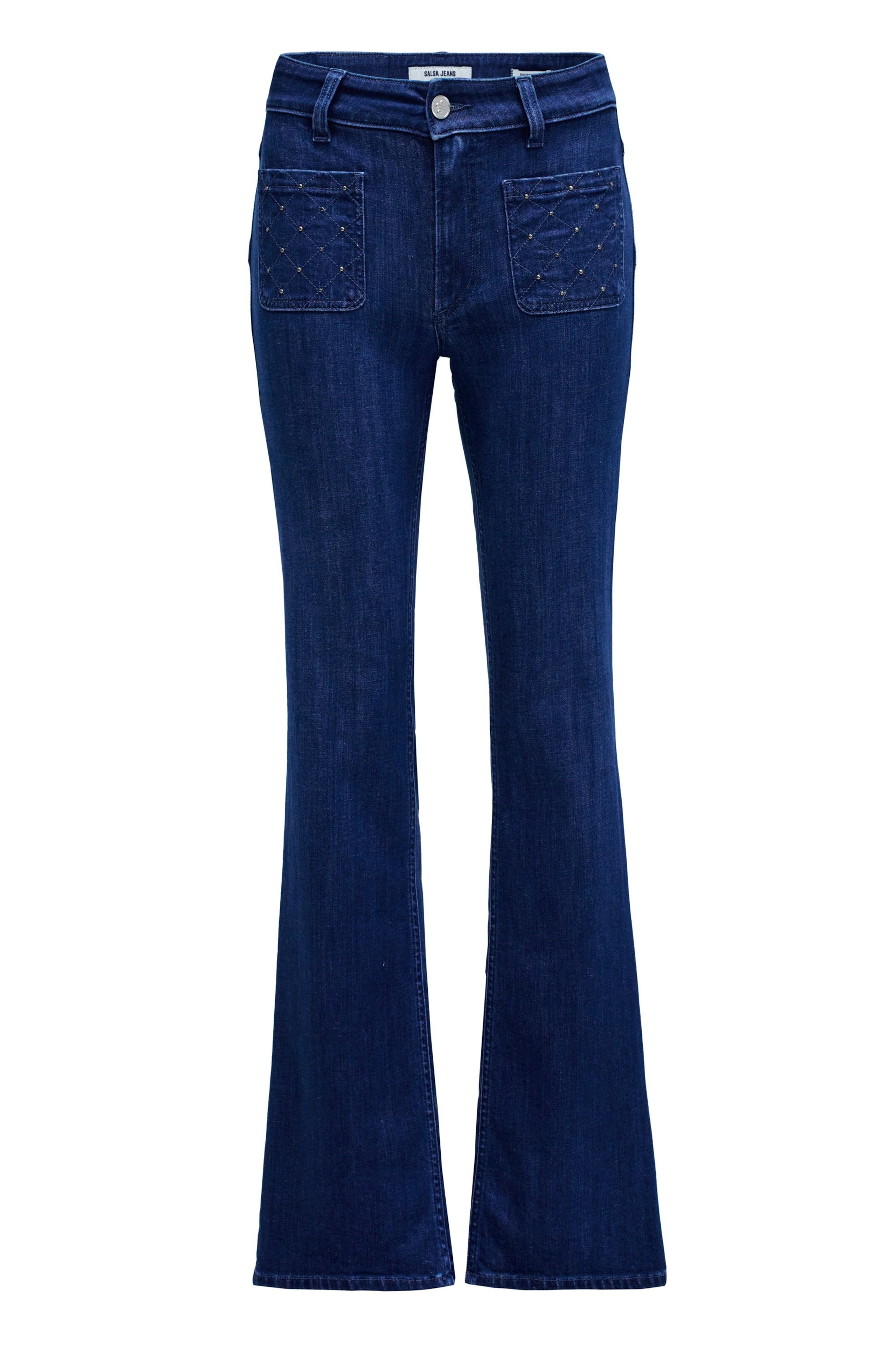 Salsa Jeans Flared Jeans 'Destiny' in Blauw: voorkant