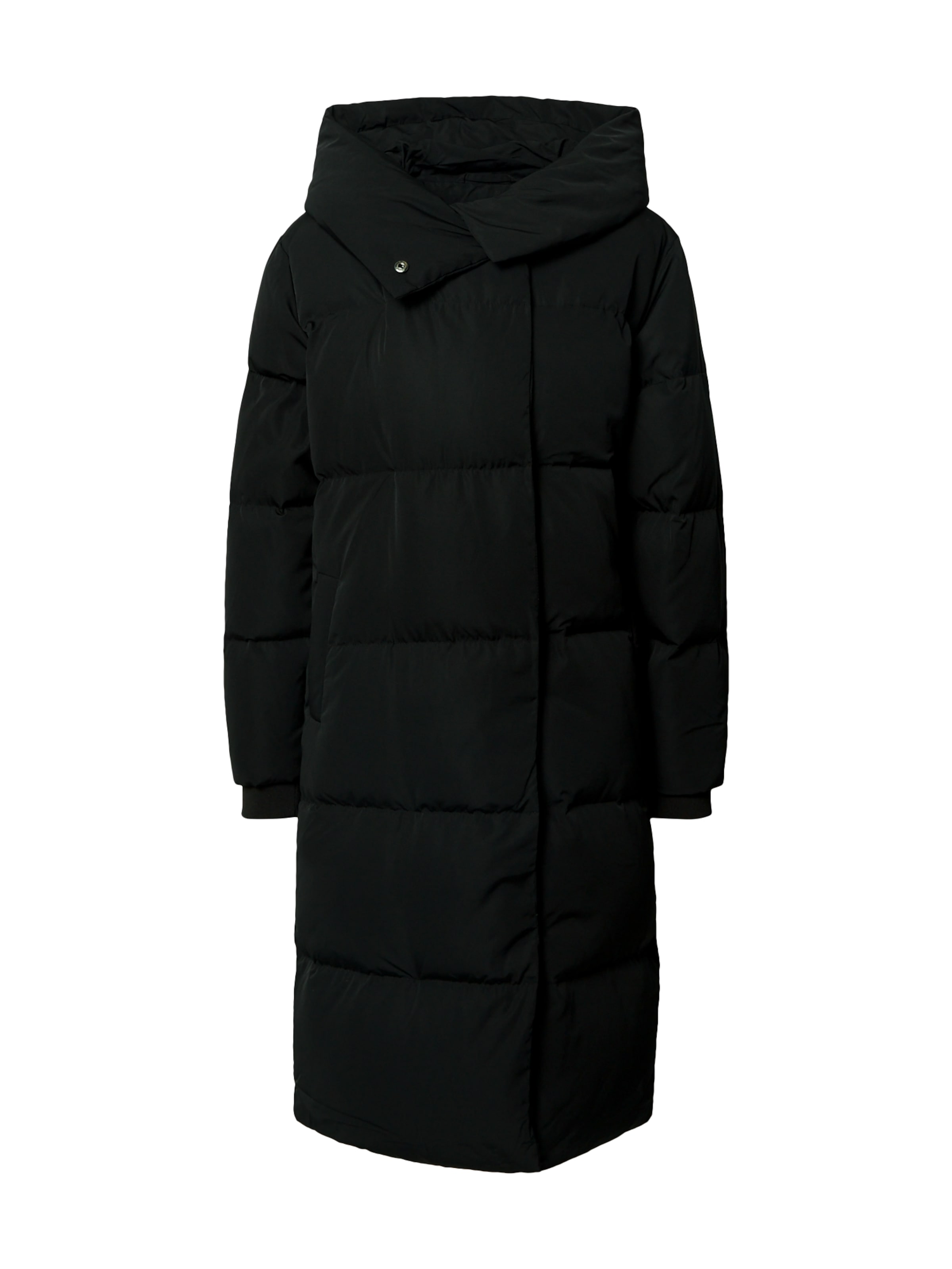 OBJECT Winter Coat &#x27;Louise&#x27; in Black: front