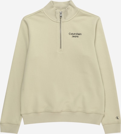 Calvin Klein Jeans Sweatshirt in khaki / schwarz, Produktansicht