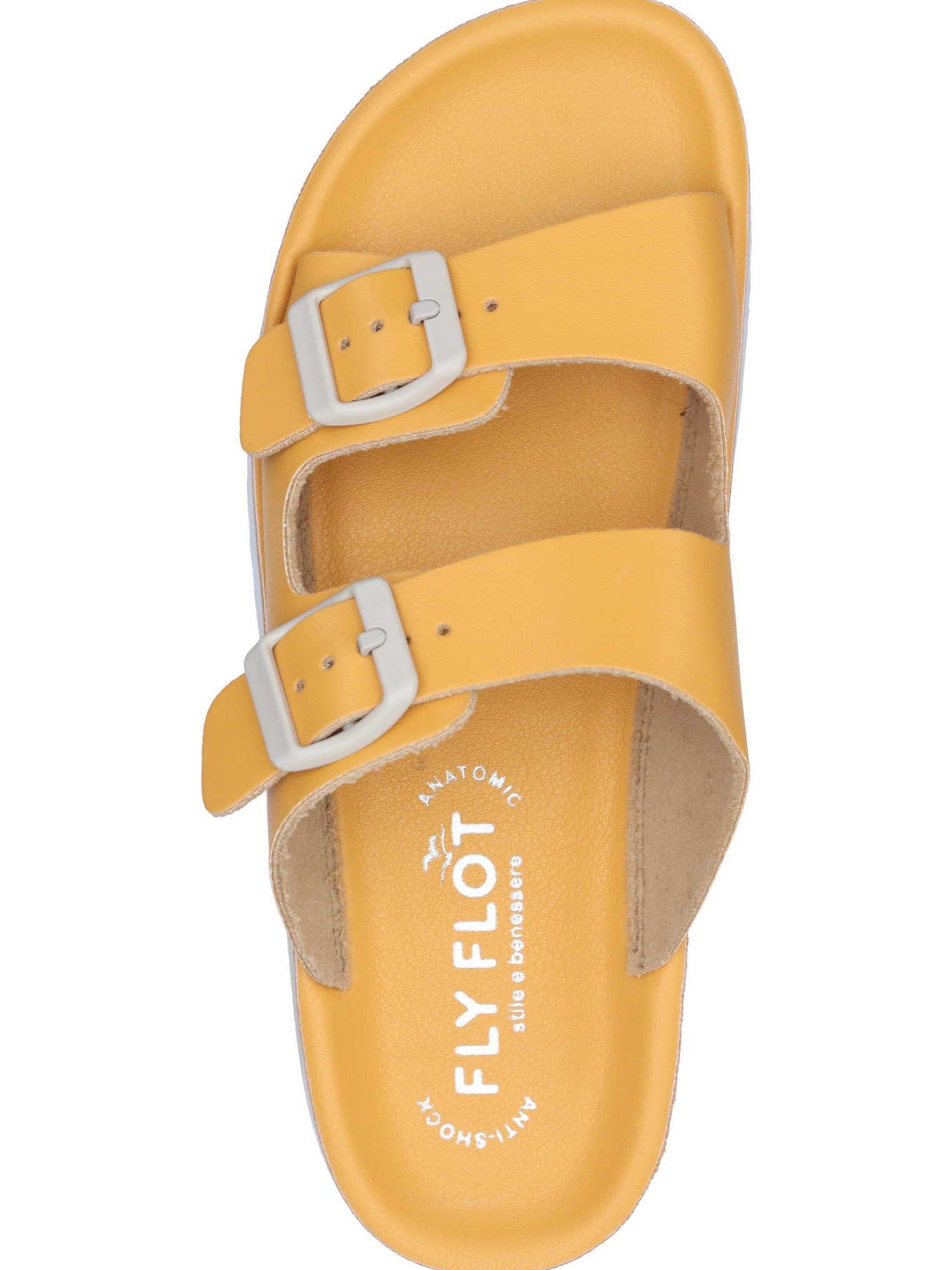FLY FLOT Mules in Yellow