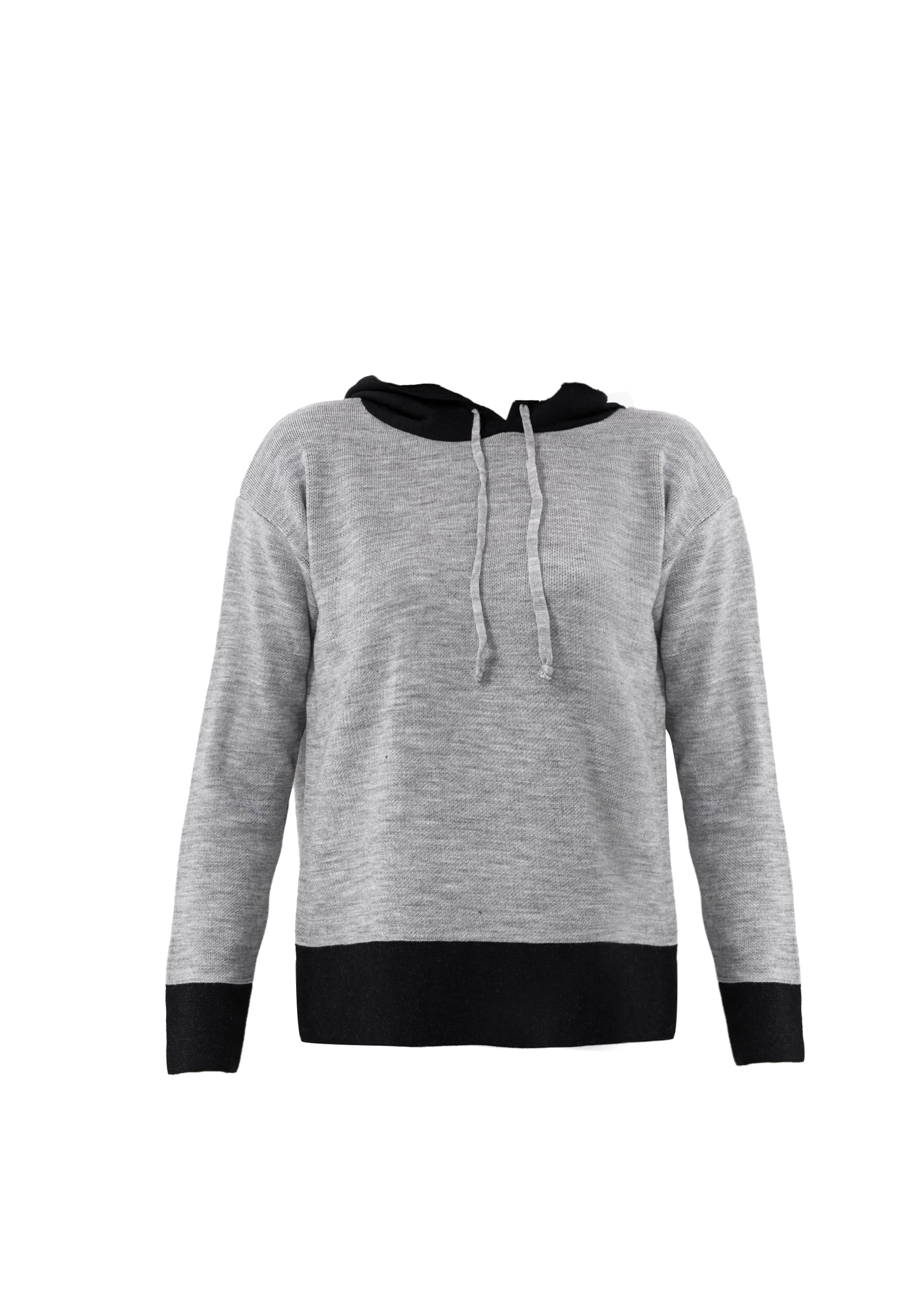 Jimmy Sanders Sweater in Mottled Grey ABOUT YOU