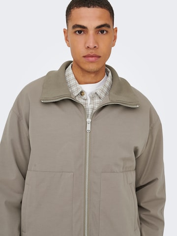 Only & Sons Winterparka in Beige