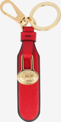 The Bridge Key Ring in Red: front