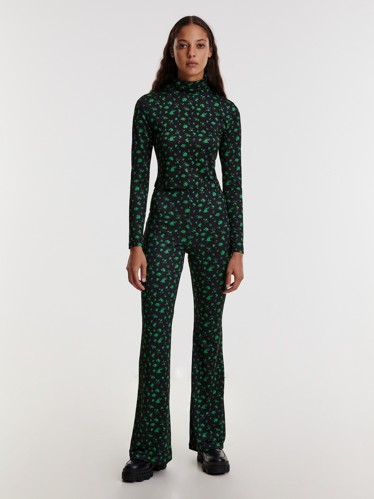 EDITED Pantalon 'Zelinda' vert