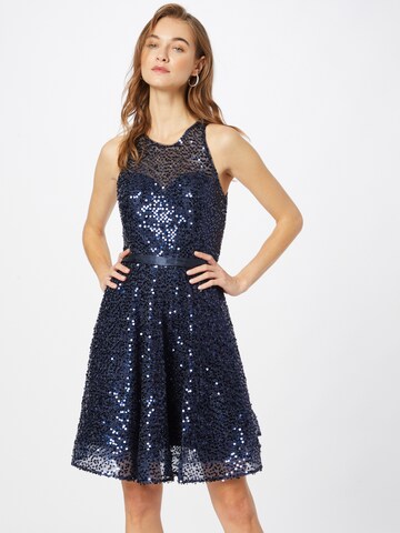 Laona Cocktail Dress in Blue: front