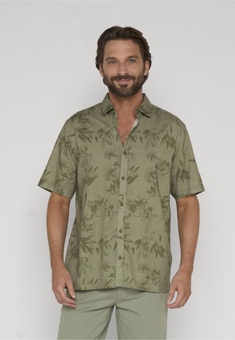 Comfort fit Maglietta 'Bloomer' di INDICODE JEANS in verde: frontale