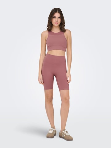 ONLY PLAY Skinny Sportsbukser 'ONPJam Sana 3' i rød