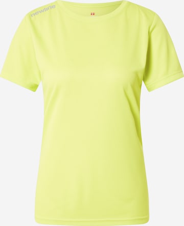 T-shirt fonctionnel Newline en jaune : devant