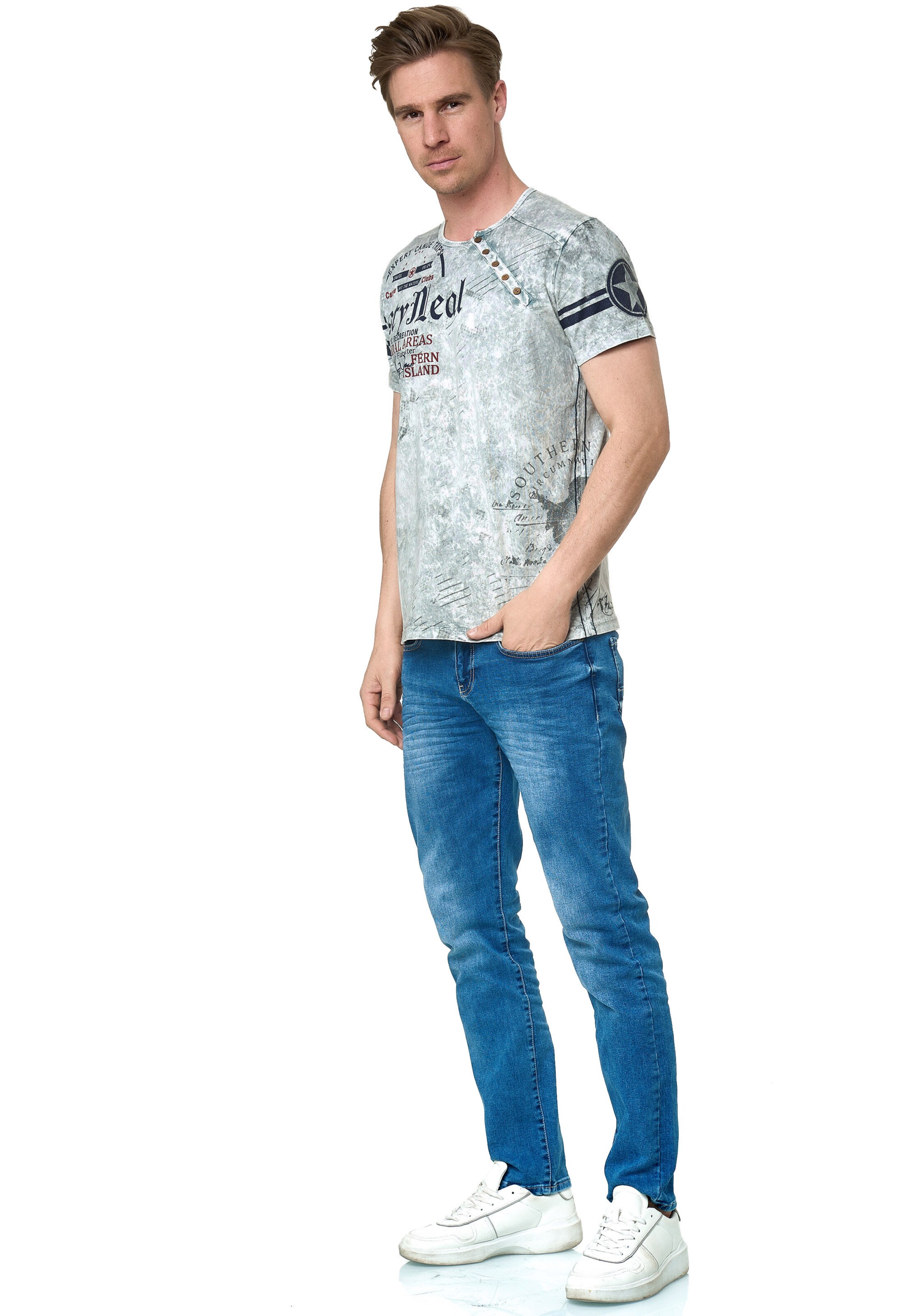 Rusty Neal Shirt in Grijs