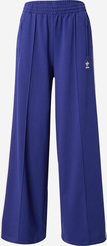 ADIDAS ORIGINALS Wide leg Trousers in Blue: front