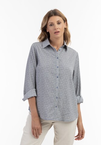 Usha Blouse in Blauw: voorkant