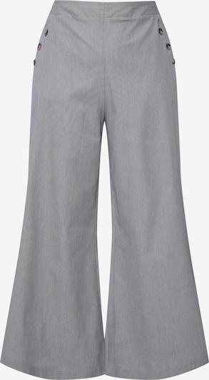 Ulla Popken Pantalon en bleu fumé, Vue avec produit