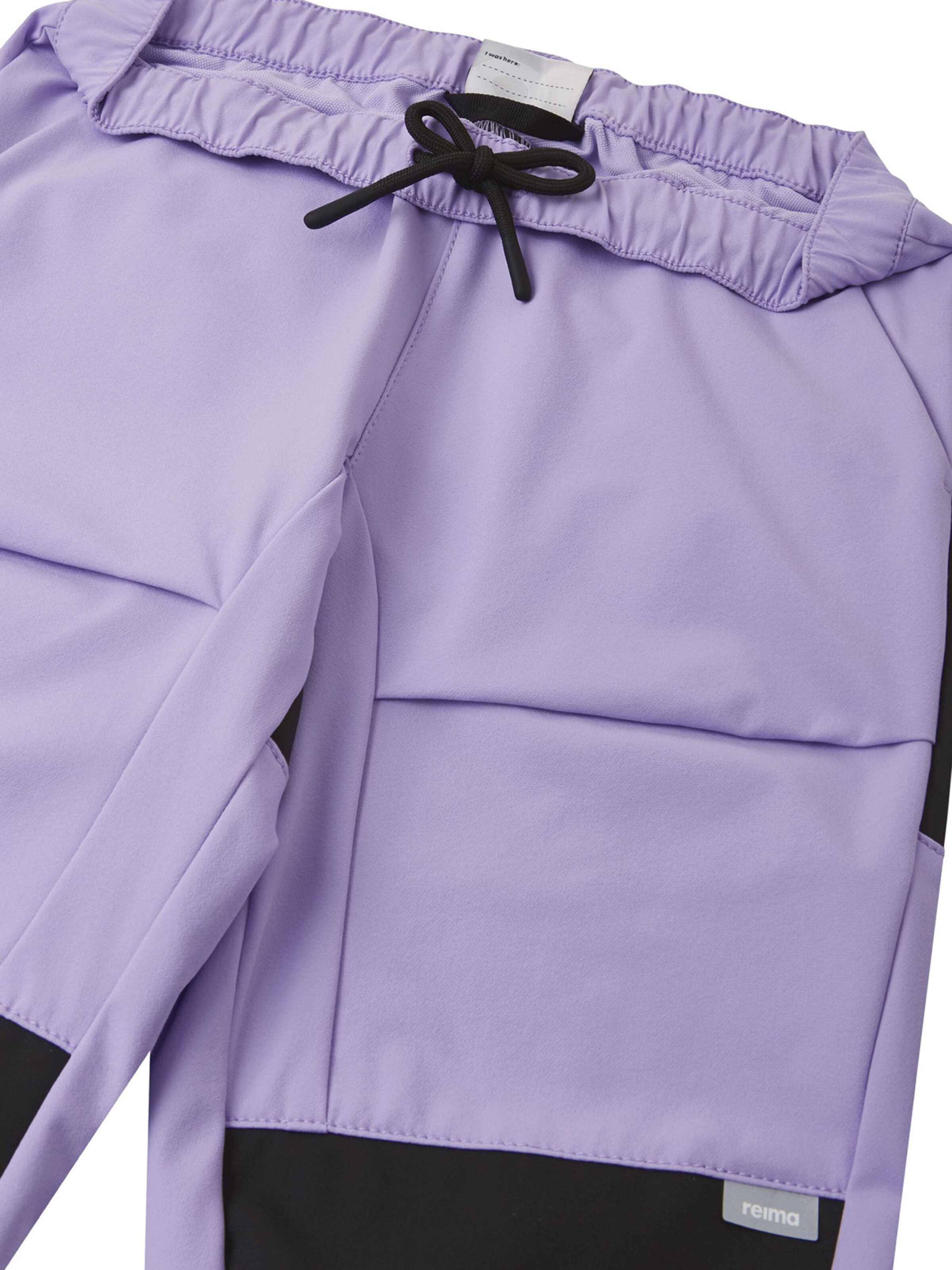Reima Tapered Athletic Pants 'Vaeltaa' in Purple