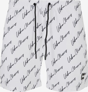 Urban Classics Swimming shorts in White: front