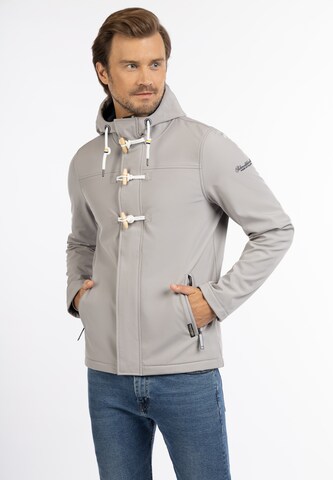 Schmuddelwedda Between-Season Jacket 'Ashdown' in Grey: front