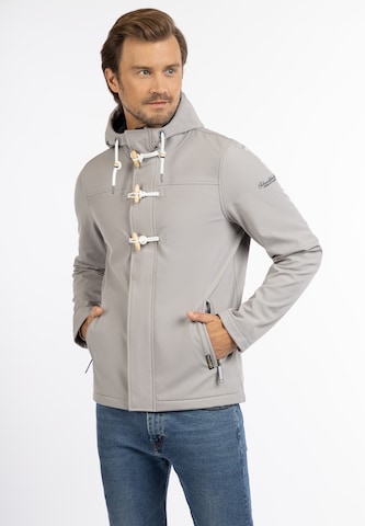 Schmuddelwedda Between-Season Jacket 'Ashdown' in Grey: front