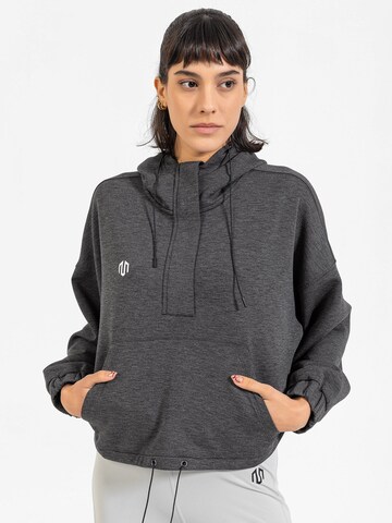 MOROTAI Oversizepullover 'OVERSIZED TRAVEL'‌‌‌‌‌‌‌ in Grau