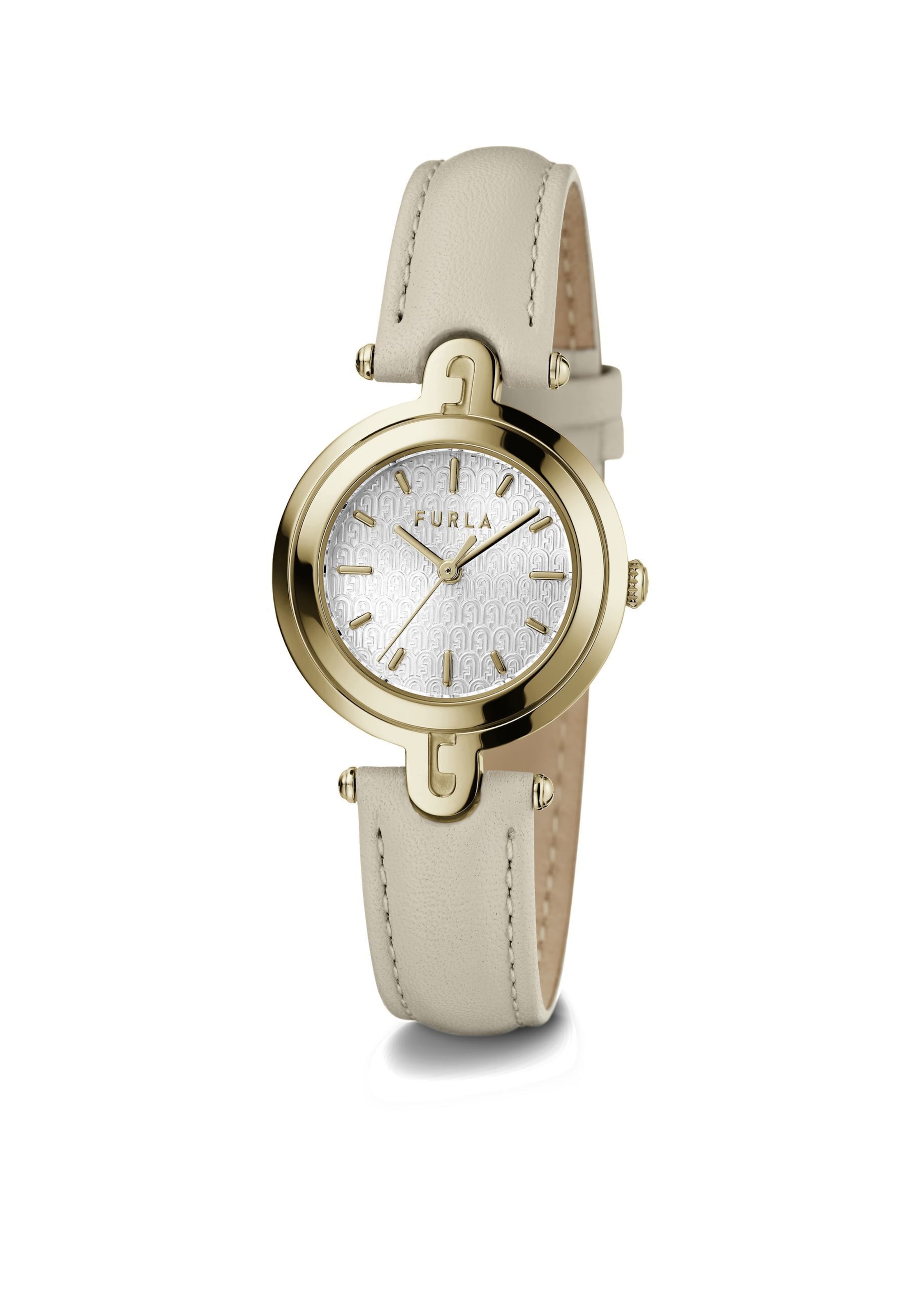 FURLA Analoginen kello 'Arch-Bar' värissä beige: etupuoli
