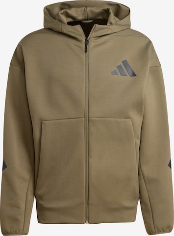 ADIDAS SPORTSWEAR Спортивная кофта 'Z.N.E.' в Зеленый: спереди