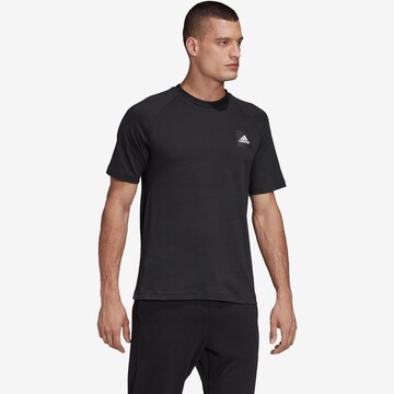 juoda ADIDAS SPORTSWEAR Sportiniai marškinėliai