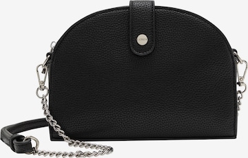 Sac à bandoulière 'Nelia' L.CREDI en noir : devant