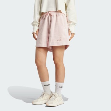 ADIDAS SPORTSWEAR Loose fit Sports trousers 'All Szn' in Pink: front
