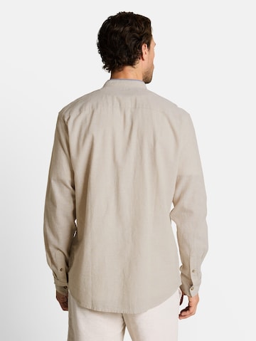 TOM TAILOR Regular fit Button Up Shirt in Beige