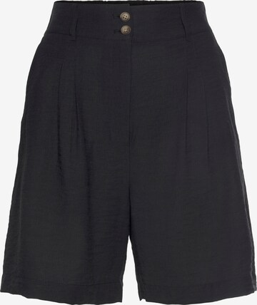 Loosefit Pantalon LASCANA en noir : devant