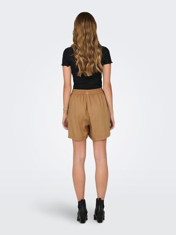 ONLY Regular Trousers 'KENYA' in Brown