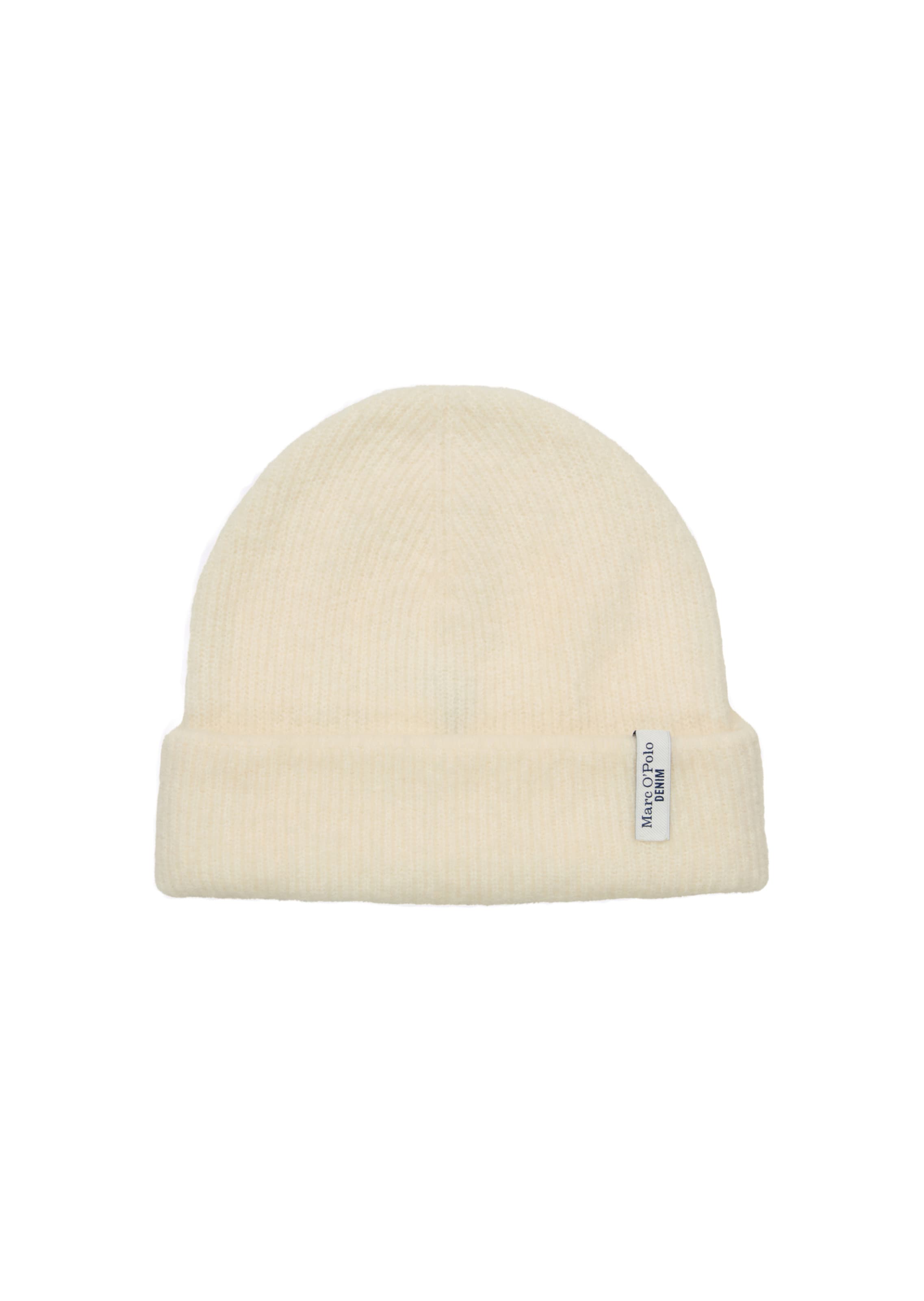 Marc O'Polo DENIM Mütze in Beige: Vorderseite