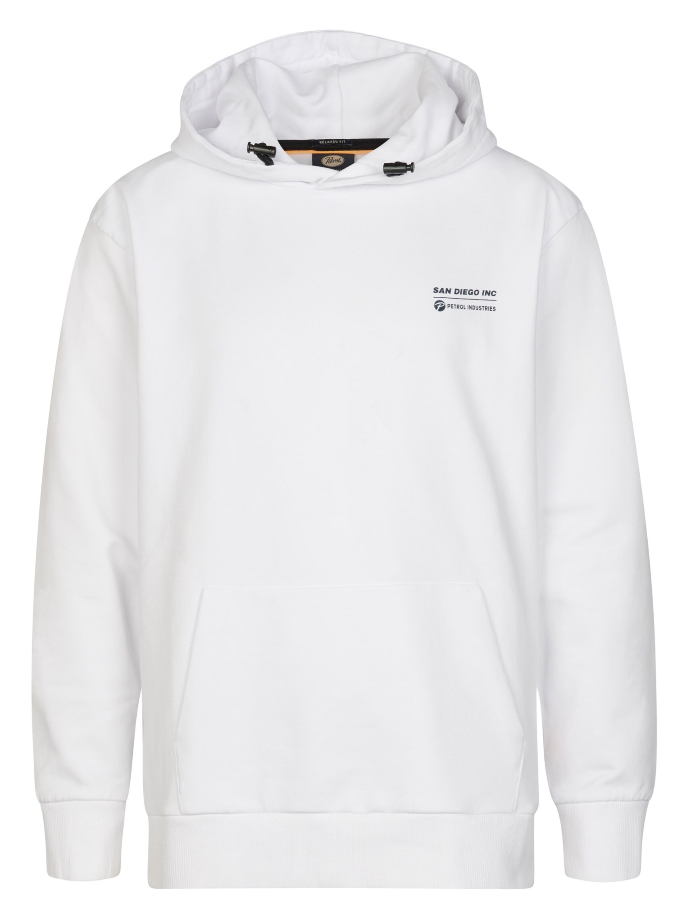 Petrol Industries Sweatshirt in White: front