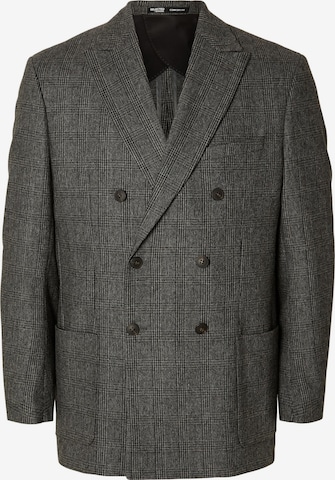 Manteau mi-saison SELECTED HOMME en gris : devant