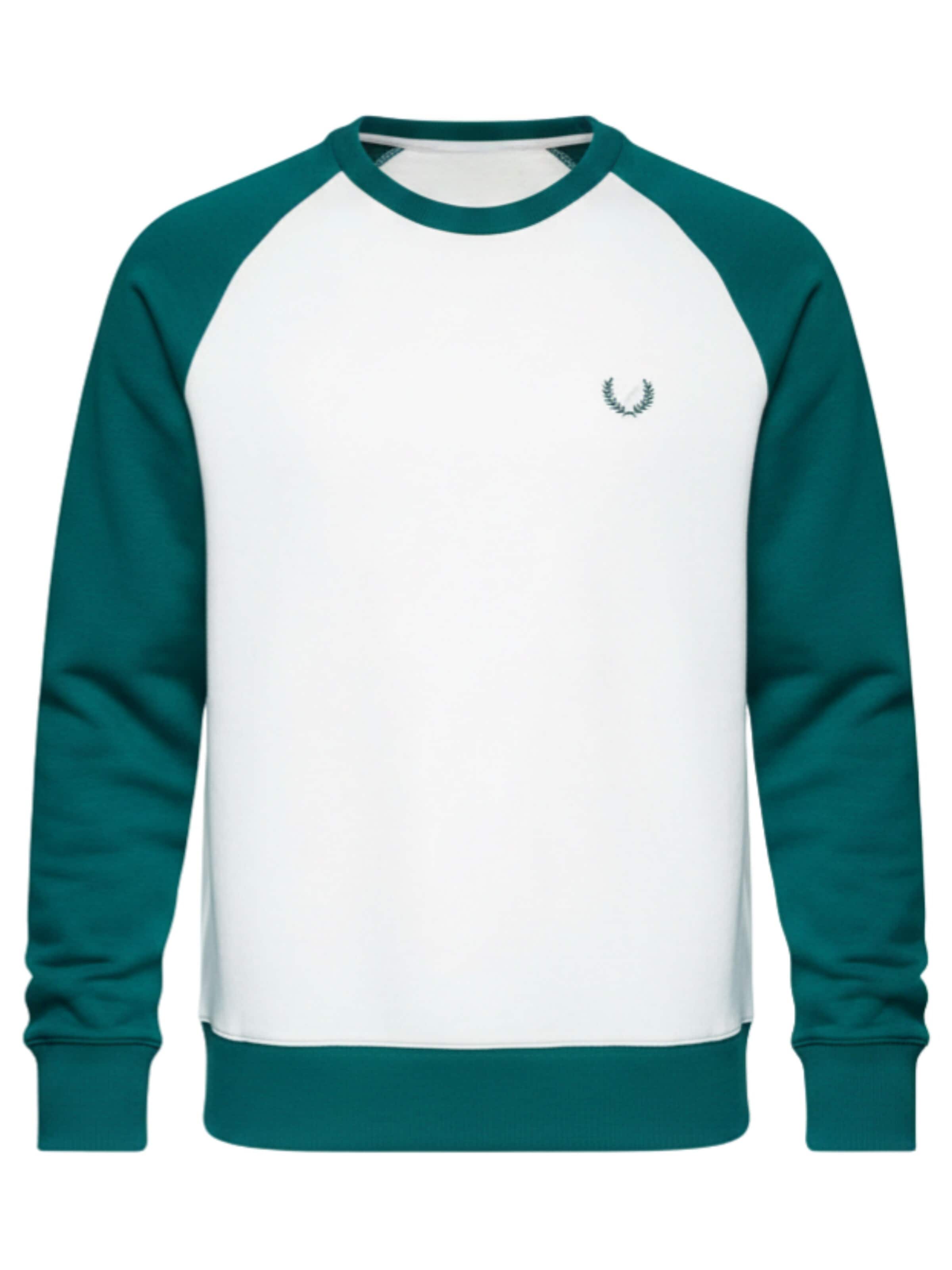 Sweat-shirt Ombre en vert : devant