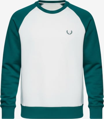 Sweat-shirt Ombre en vert : devant
