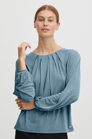 Oxmo Blouse 'Hal' in Blue: front