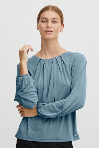 Oxmo Blouse 'Hal' in Blauw: voorkant