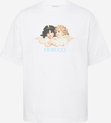 T-Shirt Fiorucci en blanc : devant