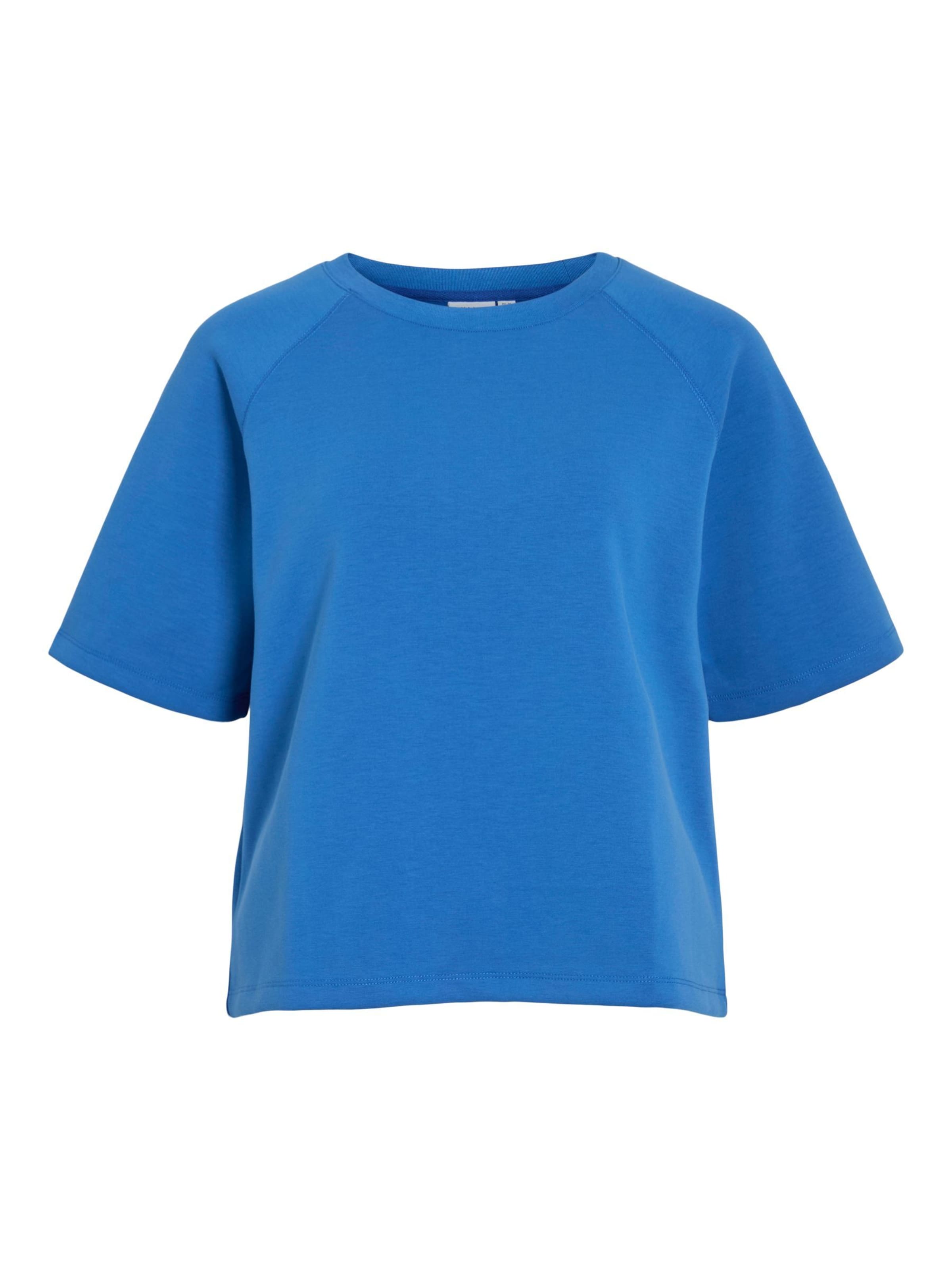 VILA T-Shirt 'VIReflect' in Blau: Vorderseite