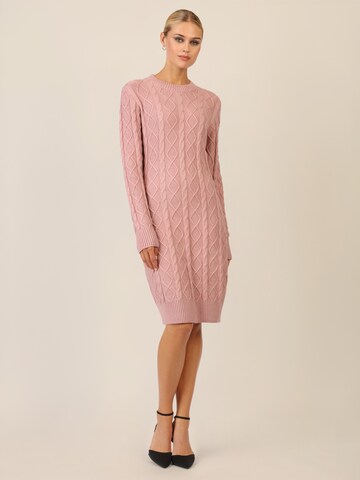 APART Knitted dress in Pink