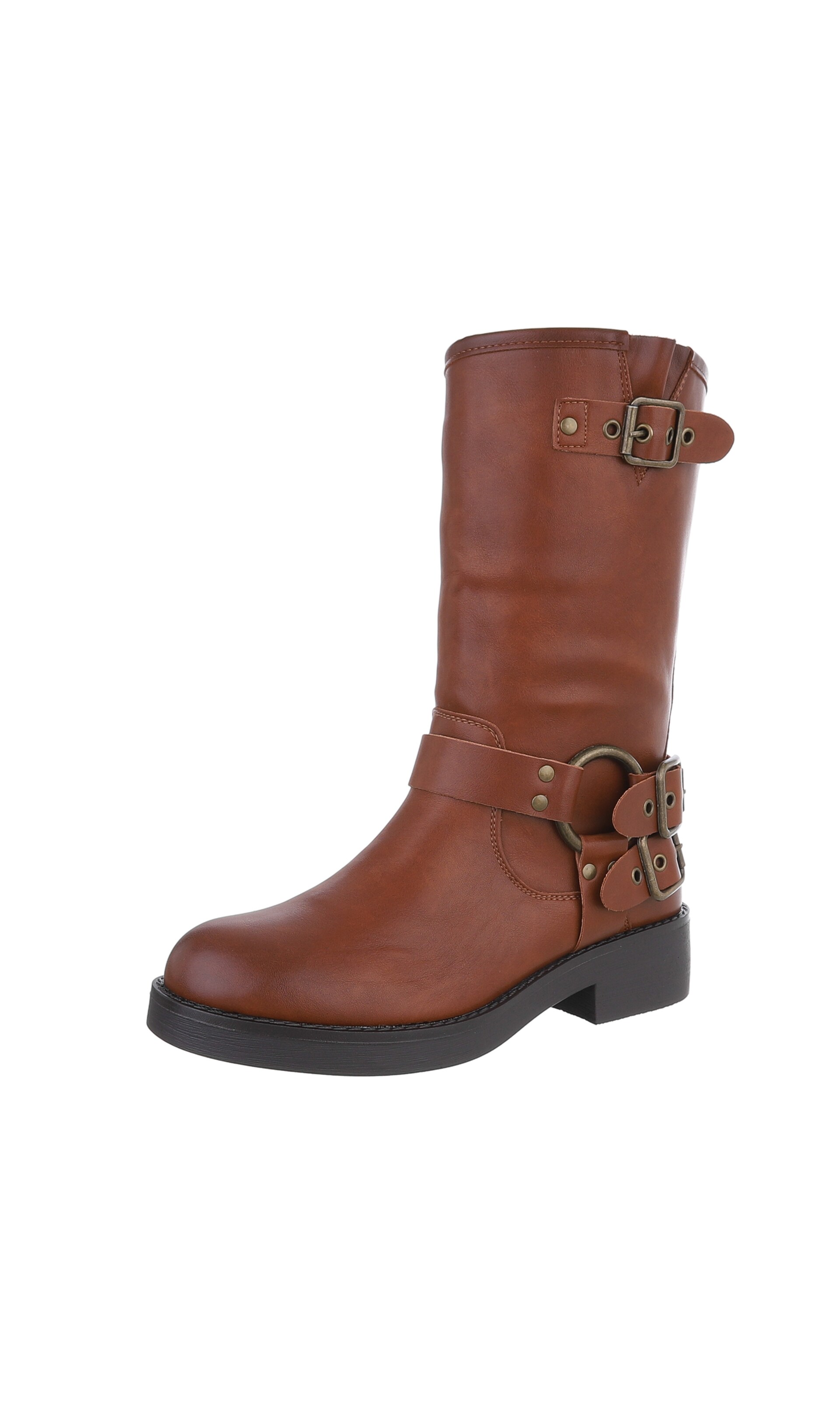 Ital-Design Boots in Beige: Vorderseite