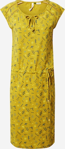 Ragwear - Vestido de verano 'Tetuan' en amarillo: frente