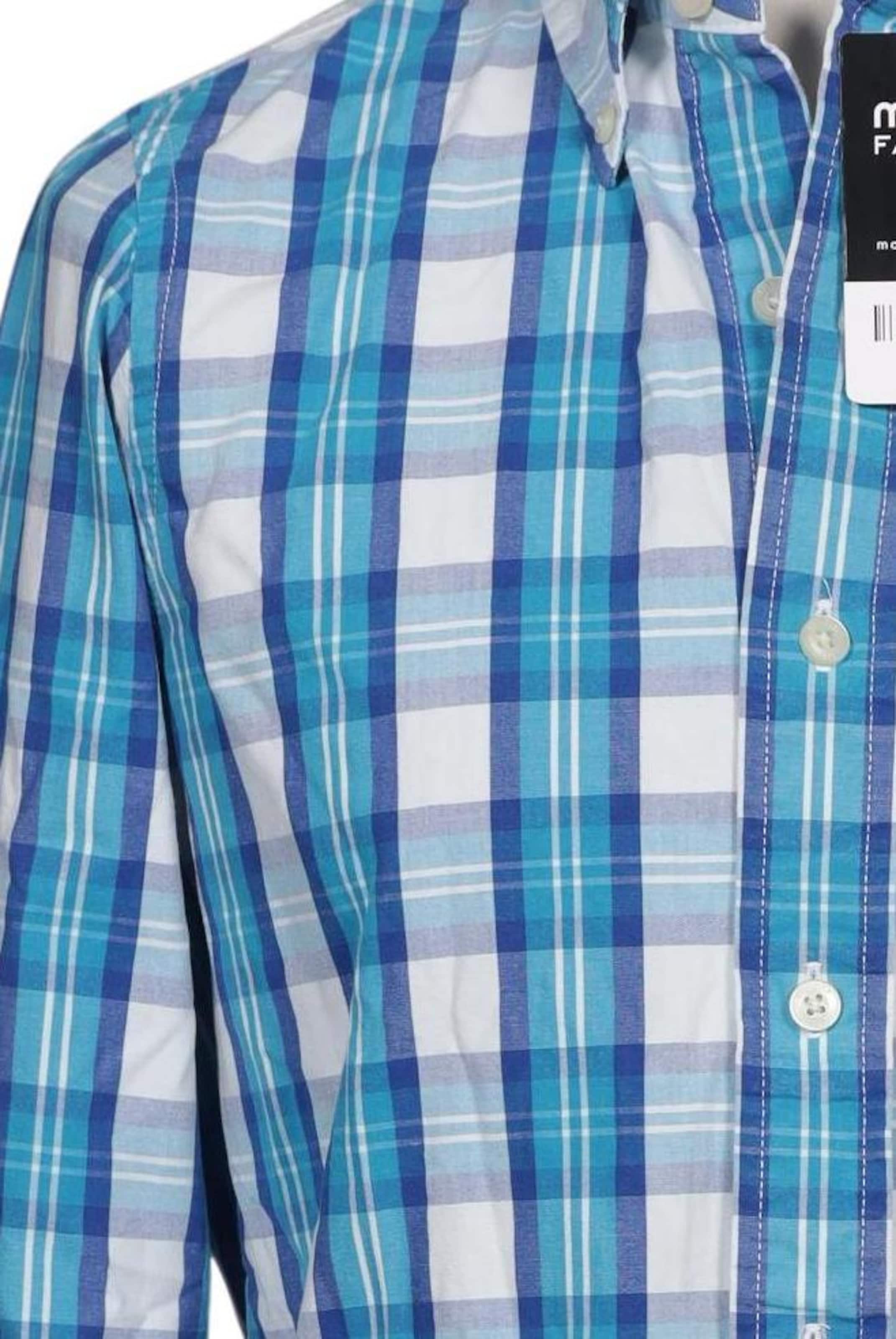 HOLLISTER Button Up Shirt in L in Blue