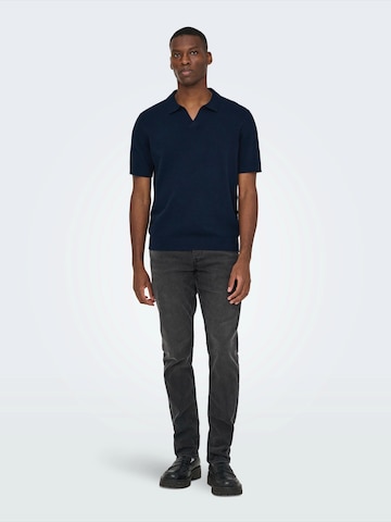 Only & Sons Pullover 'ONSTHY' in Blau