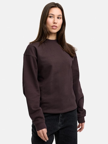 Daily Cotton Sweatshirt 'DCSORIA'‌‌‌‌‌ in Braun: Vorderseite
