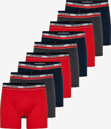 Only & Sons Boxer shorts 'ONSFITZ SOLID BOXER' in Mixed colors: front