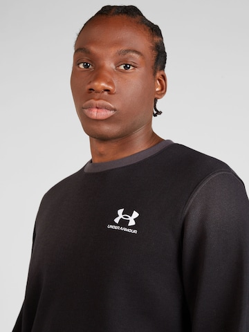 UNDER ARMOUR Αθλητική μπλούζα φούτερ 'Essential Novelty' σε μαύρο