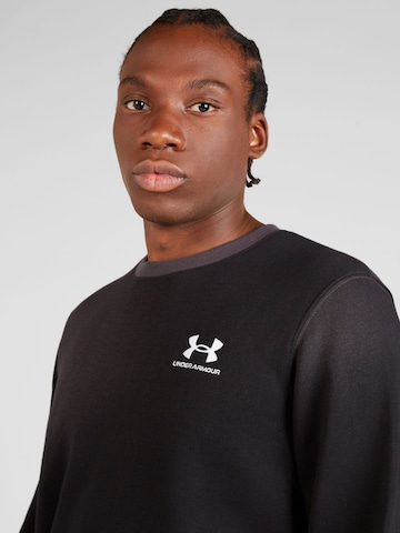 UNDER ARMOUR Sportsweatshirt 'Essential Novelty' i sort