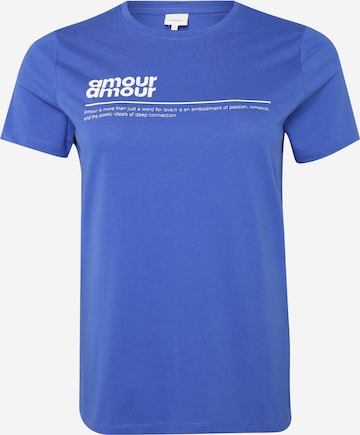 mėlyna ONLY Carmakoma Marškinėliai 'CARSONYA': priekis