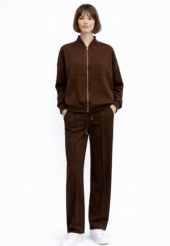 Elara Jogginganzug in Braun: Vorderseite